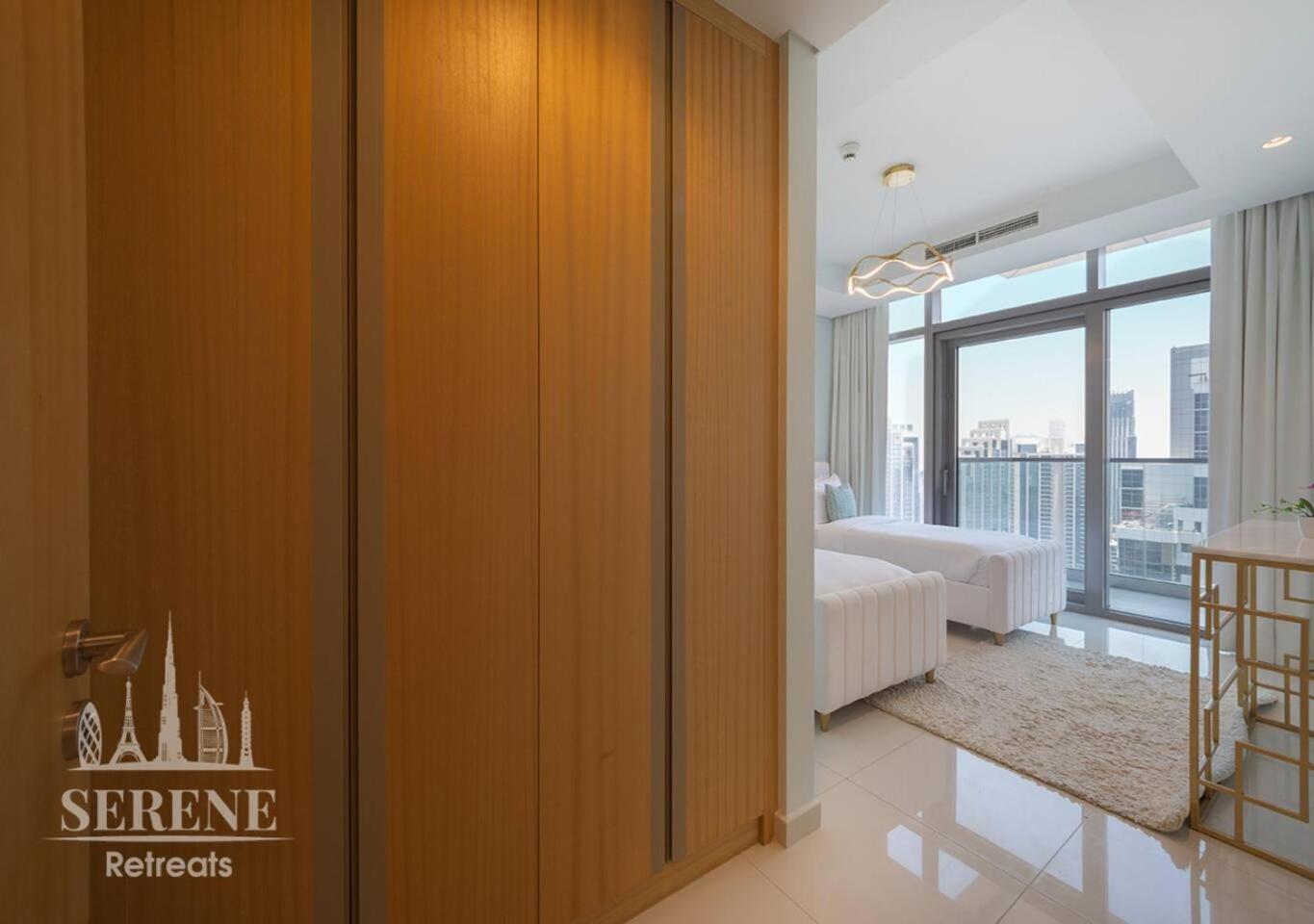 Serene Retreats Paramount 2 Bed Flat With Burj View Apartment Dubai Luaran gambar