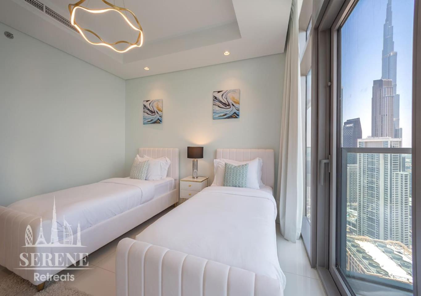 Serene Retreats Paramount 2 Bed Flat With Burj View Apartment Dubai Luaran gambar