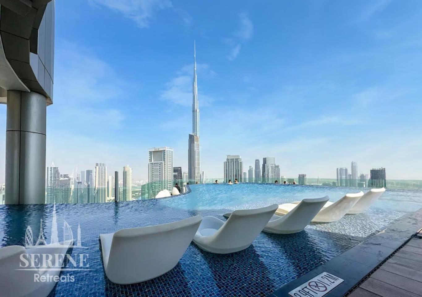 Serene Retreats Paramount 2 Bed Flat With Burj View Apartment Dubai Luaran gambar