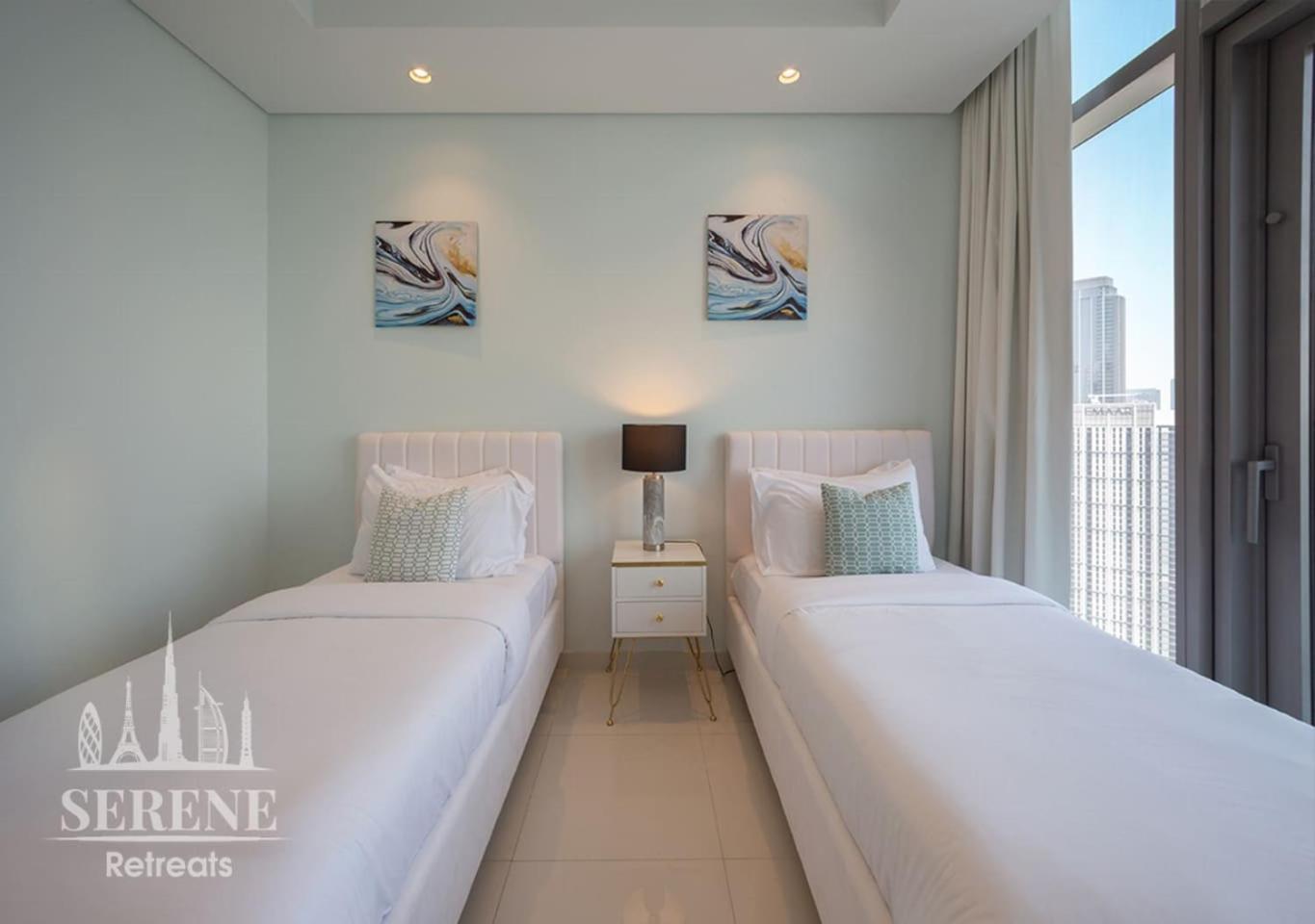 Serene Retreats Paramount 2 Bed Flat With Burj View Apartment Dubai Luaran gambar